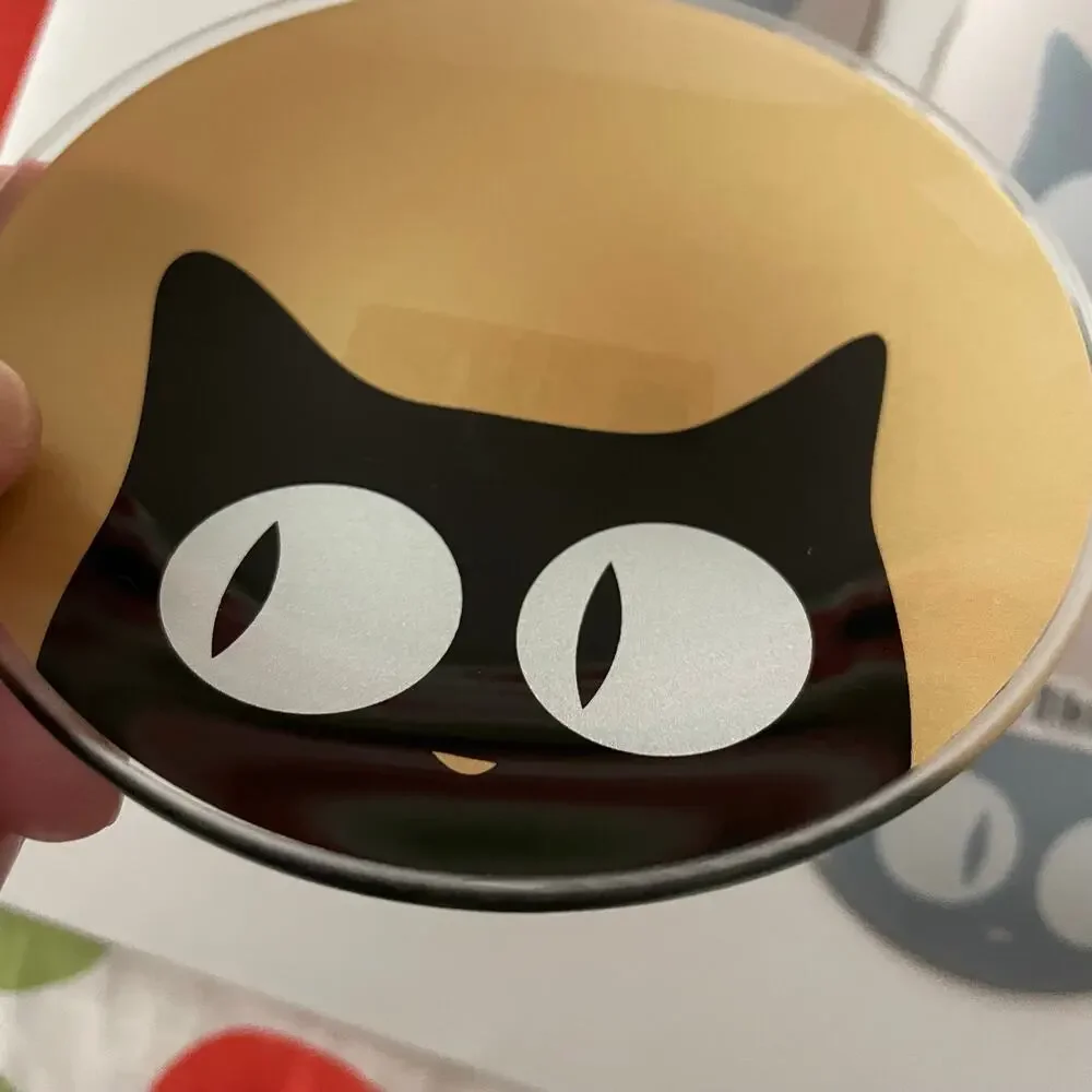 Cat Eyes Mini Plates by Miya Company Japan Dessert Trinkets Porcelain